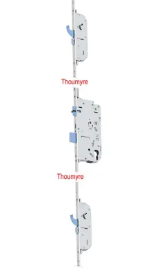 SERRURE MACO A-TS E92 PZ 2 pênes -2 crochets T16mm