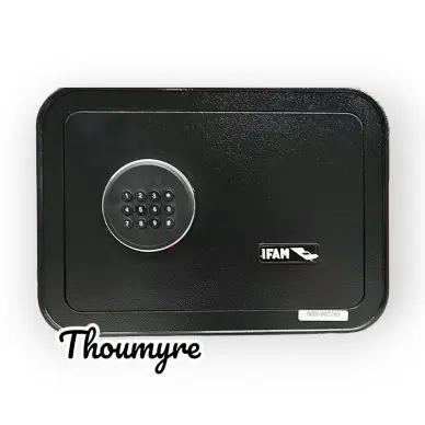 coffre fort a combinaison électronique a code safestone 350-430 Noir