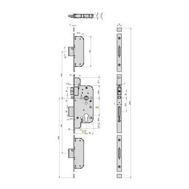 Serrure MARC ASSA ABLOY Série 836-50/70 MM - 2
