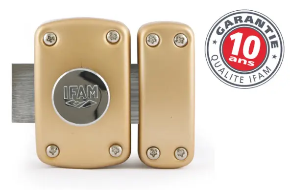 Verrou IFAM bouton cylindre série B6-3 cles