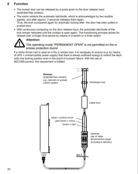 Boîtier moteur pour Secury automatic k-17730-00-0-6