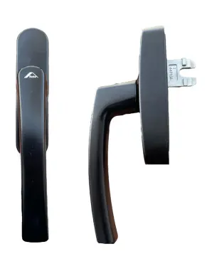 Poignée  pour fenêtre ROTO 1 fourche 377475 noire