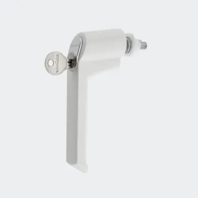 poignee shuco a clé 234039-234041-gris argent
