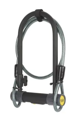 antivol U Yale velo de securite avec cable -4 cles