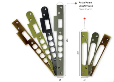 KIT SERRURE LINCE PORTE EN BOIS 60/85