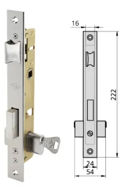 Serrure CVL série 1975 1 Point