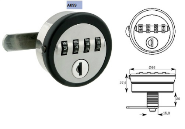 Serrure batteuse à code EUROLOCKS A199/A141/A142