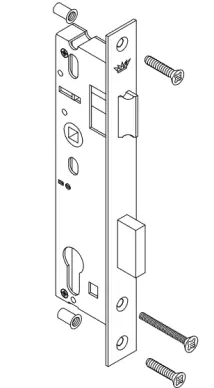 Serrure 1 point SCHUCO 211815 - 2