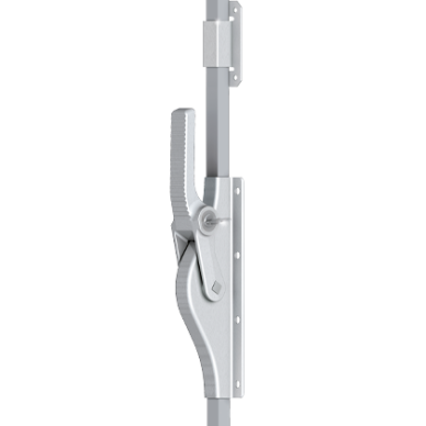 Crémone à levier renforcée FUHR 902 Argent 16 mm - 2