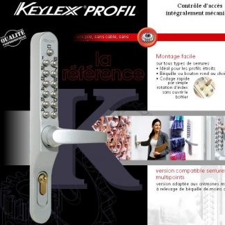 Contrôle d'accès Mécanique Keylex Profil Lokod