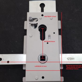 SERRURE DE GARAGE PROFIL EUROPEEN