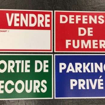 PANNEAU INDIC-PVC-L300*200mm