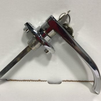 POIGNEE CHR CARRE 8mm 2CLES