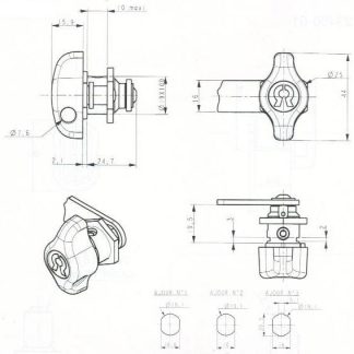 POIGNEE CADENASSABLE