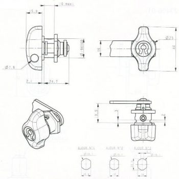 POIGNEE CADENASSABLE
