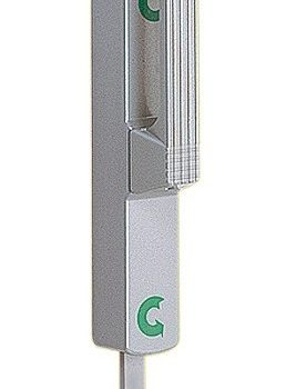 CREMONE POMPIER - POIGNIER ROTATIVE - COULEUR ARGENT