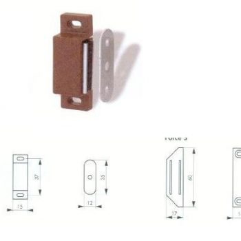 JEU 2 LOQUETEAUX MAGNETIQUES