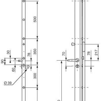 Serrure 4 points A2P