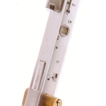 SERRURE PORTE METALLIQUE A CYLINDRE OVALE