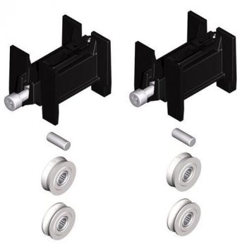 chariots pour baie coulissante adaptable pour vantail 110 kg