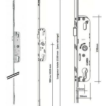 CREMONE A LARDER FERCO AXE 35 - H+B
