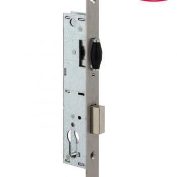 Serrures METALUX axe21 à encastrer 3 points Pêne dormant et à rouleau