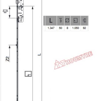 Serrure MACO B‑TV GTS E92