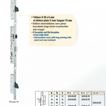 Stremler Serrure 3 points