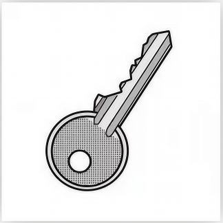 Clé plate au modèle