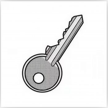 Clé plate au modèle