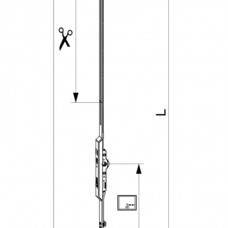Serrure MACO GM400 pour fenêtres