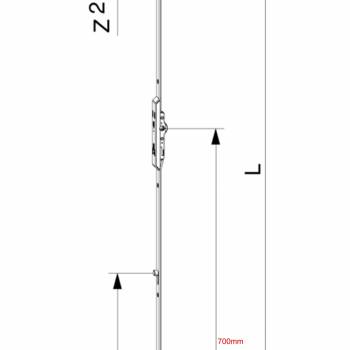 Serrure/Crémone MACO GM700