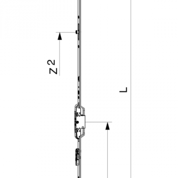 Cremone fenetre Oscillo-Battant Fouillot Négatif
