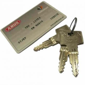 Carte de propriété + Clé ABUS XWT W35 W32