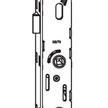 serrure GU ferco 5.28 axe 28/70 2 galets G-24402-28-L-0