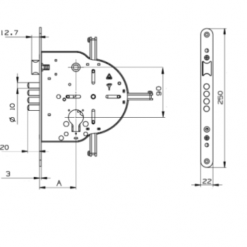 serrure decayeux 3 penes Types C40