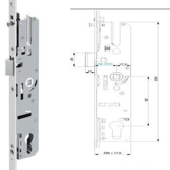 Serrure MACO B‑TV GTS DM35 E92