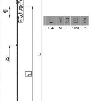 Serrure MACO B-TV GTS DM50 E92