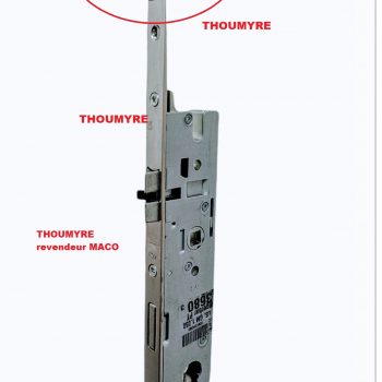 Serrure MACO G-TA 243682 – 4 galets 40/92 automatique