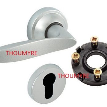 Ensemble Béquille Twist rosace - 6370 ABS clé I EA195mm