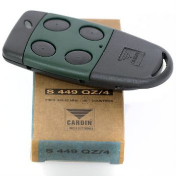 Télécommande de garage et portail originale CARDIN 2 ou 4 boutons