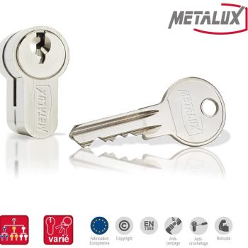 cylindre double entrée pour portillon