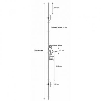 Serrure Multipoint FERCO secury