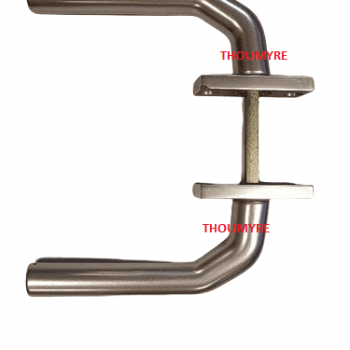 Béquille double VACHETTE 1350-1350 carré 7-platine - argent