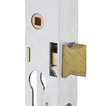 Serrure à encastrer 1 point DOM METALUX profil européen pour portes métalliques