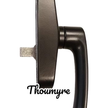 Poignée crémone de fenêtre MR à 1doigt noir