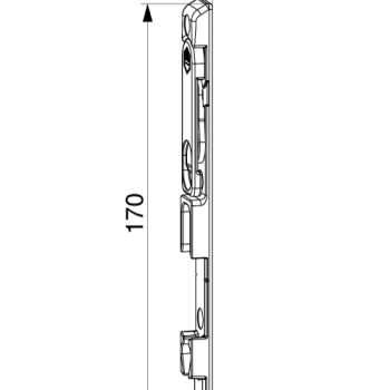 Verrou bas MACO 22548 réversible