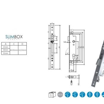 Serrure GNS 1 point 7795