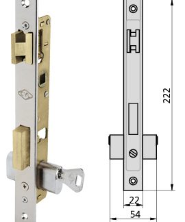 Serrure-1-point-CVL-1963-pene-dormant-a-crochet-entraxe-85-mm-cylindre-ovale-monovloc