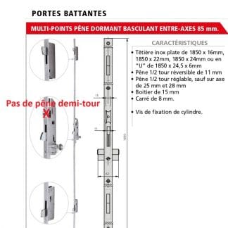 Serrure-3-points-CVL-a-pene-dormant-basculant2-sans-pene-demi-tour